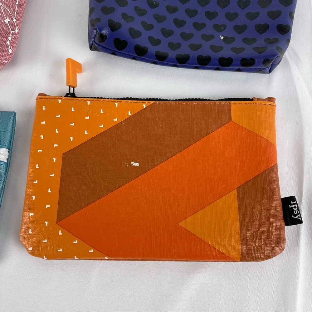IPSY Makeup Cosmetic Bags Lot of 4 Bags Only. No Cosmetics Included